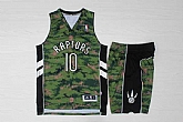 Raptors #10 DeMar DeRozan Camo Canada Flag Swingman Jersey(With Shorts),baseball caps,new era cap wholesale,wholesale hats