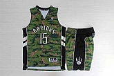 Raptors #15 Vince Carter Camo Canada Flag Swingman Jersey(With Shorts),baseball caps,new era cap wholesale,wholesale hats