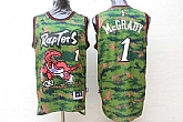 Toronto Raptors #1 Tracy McGrady Camo Swingman Jersey,baseball caps,new era cap wholesale,wholesale hats