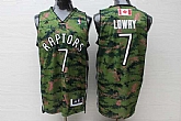 Toronto Raptors #7 Kyle Lowry Camo Canada Flag Swingman Jersey,baseball caps,new era cap wholesale,wholesale hats