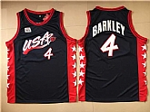 USA #4 Charles Barkley Black Dream Team III Jersey,baseball caps,new era cap wholesale,wholesale hats