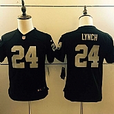 Youth Limited Nike Oakland Raiders #24 Marshawn Lynch Black Youth Game Jersey,baseball caps,new era cap wholesale,wholesale hats