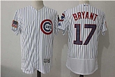 Chicago Cubs #17 Kris Bryant White 2017 Stars & Stripes Flexbase Jersey,baseball caps,new era cap wholesale,wholesale hats