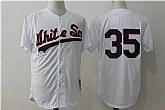 Chicago White Sox #35 Frank Thomas White Mitchell And Ness Throwback Stitched Jersey,baseball caps,new era cap wholesale,wholesale hats