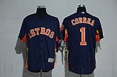Houston Astros #1 Carlos Correa Navy Blue Flexbase Collection Stitched Jersey,baseball caps,new era cap wholesale,wholesale hats
