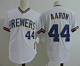 Milwaukee Brewers #19 Aaron White Mitchell And Ness Throwback Pullover Stitched Jersey,baseball caps,new era cap wholesale,wholesale hats