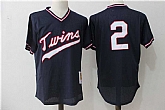 Minnesota Twins #2 Brian Dozier Navy Blue Mitchell And Ness Throwback Pullover Stitched Jersey,baseball caps,new era cap wholesale,wholesale hats