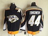 Nashville Predators #44 Timonen Black CCM Throwback Stitched Jersey,baseball caps,new era cap wholesale,wholesale hats