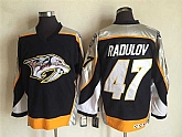 Nashville Predators #47 Radulov Black CCM Throwback Stitched Jersey,baseball caps,new era cap wholesale,wholesale hats
