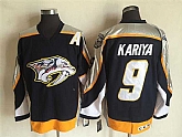 Nashville Predators #9 Kariya Black CCM Throwback Stitched Jersey,baseball caps,new era cap wholesale,wholesale hats