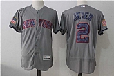 New York Yankees #2 Derek Jeter Gray 2017 Stars & Stripes Flexbase Jersey,baseball caps,new era cap wholesale,wholesale hats
