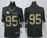Nike Limited Cleveland Browns #95 Garrett Anthracite Salute To Service Jersey,baseball caps,new era cap wholesale,wholesale hats