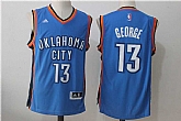 Oklahoma City Thunder #13 Paul George Blue Swingman Jersey,baseball caps,new era cap wholesale,wholesale hats