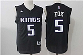 Sacramento Kings #5 De'Aaron Fox Black Swingman Jersey,baseball caps,new era cap wholesale,wholesale hats
