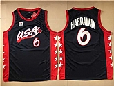 Team USA Basketball #6 Penny Hardaway Navy Blue Dream Team III Jersey,baseball caps,new era cap wholesale,wholesale hats