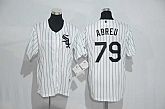 Youth Chicago White Sox #79 Jose Abreu White New Cool Base Jersey,baseball caps,new era cap wholesale,wholesale hats