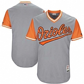 Baltimore Orioles Blank Majestic Gray 2017 Players Weekend Team Jersey,baseball caps,new era cap wholesale,wholesale hats