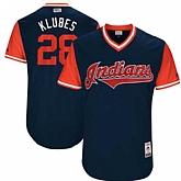 Cleveland Indians #28 Corey Kluber Klubes Majestic Navy 2017 Players Weekend Jersey,baseball caps,new era cap wholesale,wholesale hats