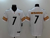 Nike Pittsburgh Steelers #7 Ben Roethlisberger White Vapor Untouchable Player Limited Jersey,baseball caps,new era cap wholesale,wholesale hats