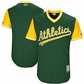 Oakland Athletics Blank Majestic Green 2017 Players Weekend Team Jersey,baseball caps,new era cap wholesale,wholesale hats