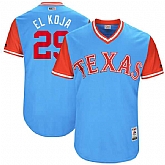 Texas Rangers #29 Adrian Beltre El Koja Majestic Light Blue 2017 Players Weekend Jersey,baseball caps,new era cap wholesale,wholesale hats