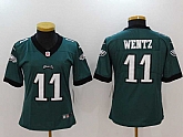 Women Limited Nike Philadelphia Eagles #11 Carson Wentz Green Vapor Untouchable Jersey,baseball caps,new era cap wholesale,wholesale hats
