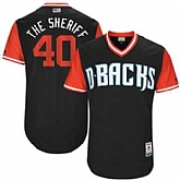 Arizona Diamondbacks #40 The Sheriff Majestic Black 2017 Players Weekend Jersey JiaSu,baseball caps,new era cap wholesale,wholesale hats