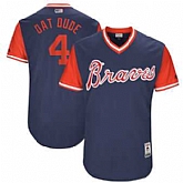 Atlanta Braves #4 Brandon Phillips Dat Dude Majestic Navy 2017 Players Weekend Jersey JiaSu,baseball caps,new era cap wholesale,wholesale hats