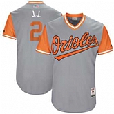 Baltimore Orioles #2 JJ Hardy J.J. Majestic Gray 2017 Players Weekend Jersey JiaSu,baseball caps,new era cap wholesale,wholesale hats