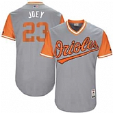 Baltimore Orioles #23 Joey Rickard Joey Majestic Gray 2017 Players Weekend Jersey JiaSu,baseball caps,new era cap wholesale,wholesale hats