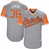 Baltimore Orioles #36 Caleb Joseph Cabob Majestic Gray 2017 Players Weekend Jersey JiaSu,baseball caps,new era cap wholesale,wholesale hats