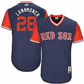 Boston Red Sox #28 Robbie Ross Jr Lawnmower Majestic Navy 2017 Players Weekend Jersey JiaSu,baseball caps,new era cap wholesale,wholesale hats