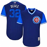 Chicago Cubs #32 Brian Duensing Deuce Majestic Royal 2017 Players Weekend Jersey JiaSu,baseball caps,new era cap wholesale,wholesale hats