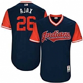 Cleveland Indians #26 Austin Jackson Ajax Majestic Navy 2017 Players Weekend Jersey JiaSu,baseball caps,new era cap wholesale,wholesale hats