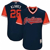 Cleveland Indians #28 Corey Kluber Klubes Majestic Navy 2017 Players Weekend Jersey JiaSu,baseball caps,new era cap wholesale,wholesale hats