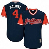 Cleveland Indians #4 Bradley Zimmer Machine Majestic Navy 2017 Players Weekend Jersey JiaSu,baseball caps,new era cap wholesale,wholesale hats