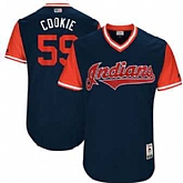 Cleveland Indians #59 Carlos Carrasco Cookie Majestic Navy 2017 Players Weekend Jersey JiaSu,baseball caps,new era cap wholesale,wholesale hats