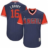 Los Angeles Angels #16 Huston Street Larrry Majestic Navy 2017 Players Weekend Jersey JiaSu,baseball caps,new era cap wholesale,wholesale hats