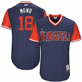 Los Angeles Angels #18 Luis Valbuena Mono Majestic Navy 2017 Players Weekend Jersey JiaSu,baseball caps,new era cap wholesale,wholesale hats