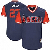 Los Angeles Angels #27 Mike Trout Kiiiiid Majestic Navy 2017 Players Weekend Jersey JiaSu,baseball caps,new era cap wholesale,wholesale hats