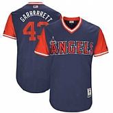 Los Angeles Angels #43 Garrett Richards Garrrrrett Majestic Navy 2017 Players Weekend Jersey JiaSu,baseball caps,new era cap wholesale,wholesale hats