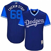 Los Angeles Dodgers #68 Ross Stripling Chicken Strip Majestic Royal 2017 Players Weekend Jersey JiaSu,baseball caps,new era cap wholesale,wholesale hats