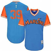Miami Marlins #39 JT Riddle T Majestic Blue 2017 Players Weekend Jersey JiaSu,baseball caps,new era cap wholesale,wholesale hats