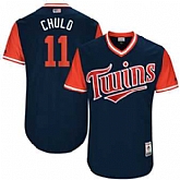 Minnesota Twins #11 Jorge Polanco Chulo Majestic Navy 2017 Players Weekend Jersey JiaSu,baseball caps,new era cap wholesale,wholesale hats