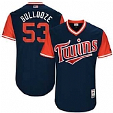 Minnesota Twins #53 Hector Santiago Bulldoze Majestic Navy 2017 Players Weekend Jersey JiaSu,baseball caps,new era cap wholesale,wholesale hats
