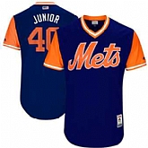 New York Mets #40 AJ Ramos Junior Majestic Royal 2017 Players Weekend Jersey JiaSu,baseball caps,new era cap wholesale,wholesale hats