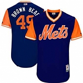 New York Mets #49 Josh Smoker Brown Bear Majestic Royal 2017 Players Weekend Jersey JiaSu,baseball caps,new era cap wholesale,wholesale hats