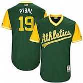 Oakland Athletics #19 Josh Phegley PTBNL Majestic Green 2017 Players Weekend Jersey JiaSu,baseball caps,new era cap wholesale,wholesale hats