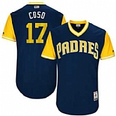 San Diego Padres #17 Allen Cordoba Majestic Navy 2017 Players Weekend Jersey JiaSu,baseball caps,new era cap wholesale,wholesale hats