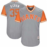 San Francisco Giants #35 Brandon Crawford B-Craw Majestic Gray 2017 Players Weekend Jersey JiaSu,baseball caps,new era cap wholesale,wholesale hats